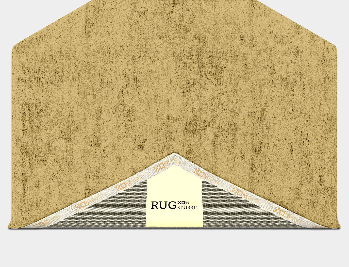 RA-DI11 Solid Colors Hexagon Hand Tufted Bamboo Silk Custom Rug by Rug Artisan