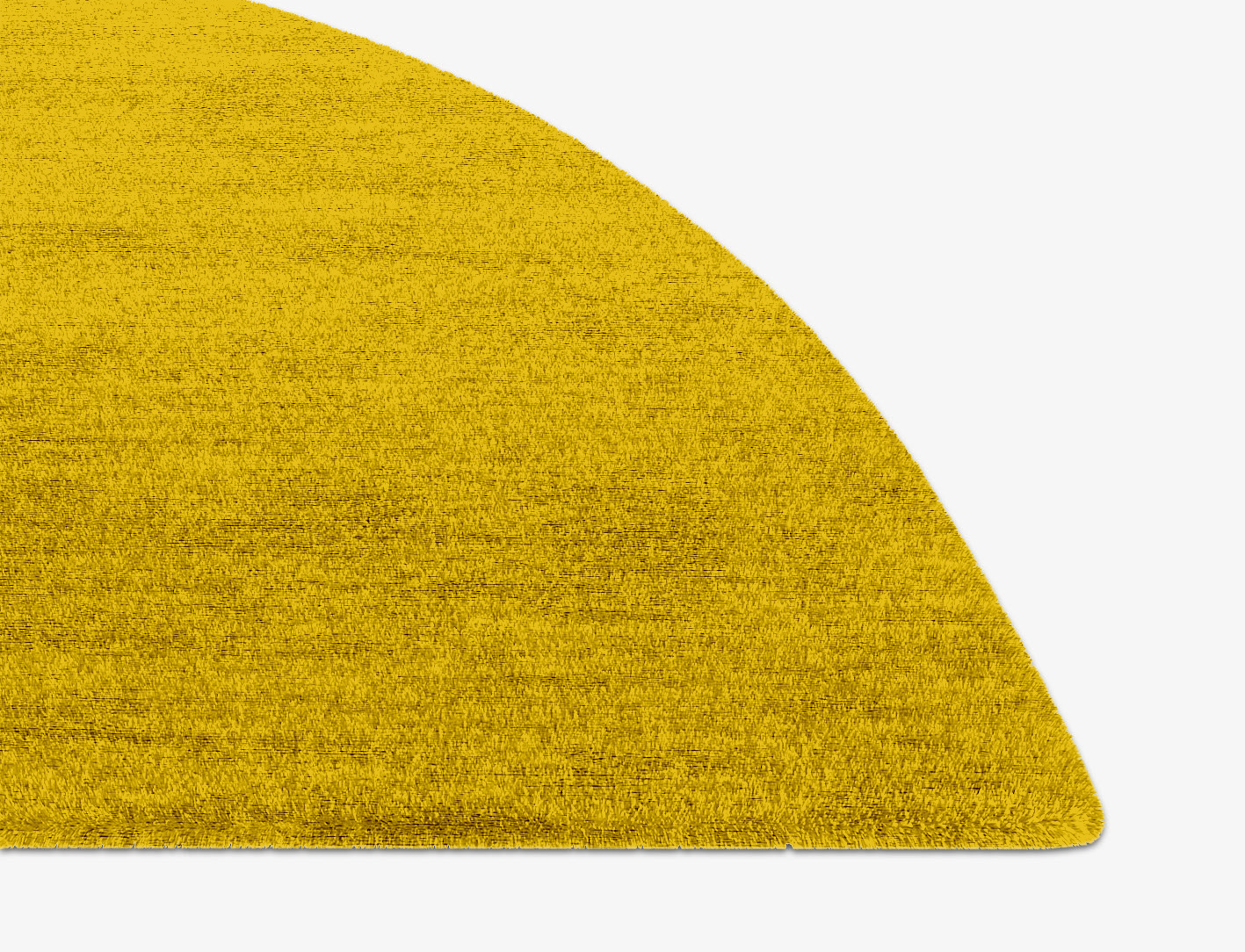 RA-DJ06 Solid Colors Halfmoon Hand Knotted Bamboo Silk Custom Rug by Rug Artisan