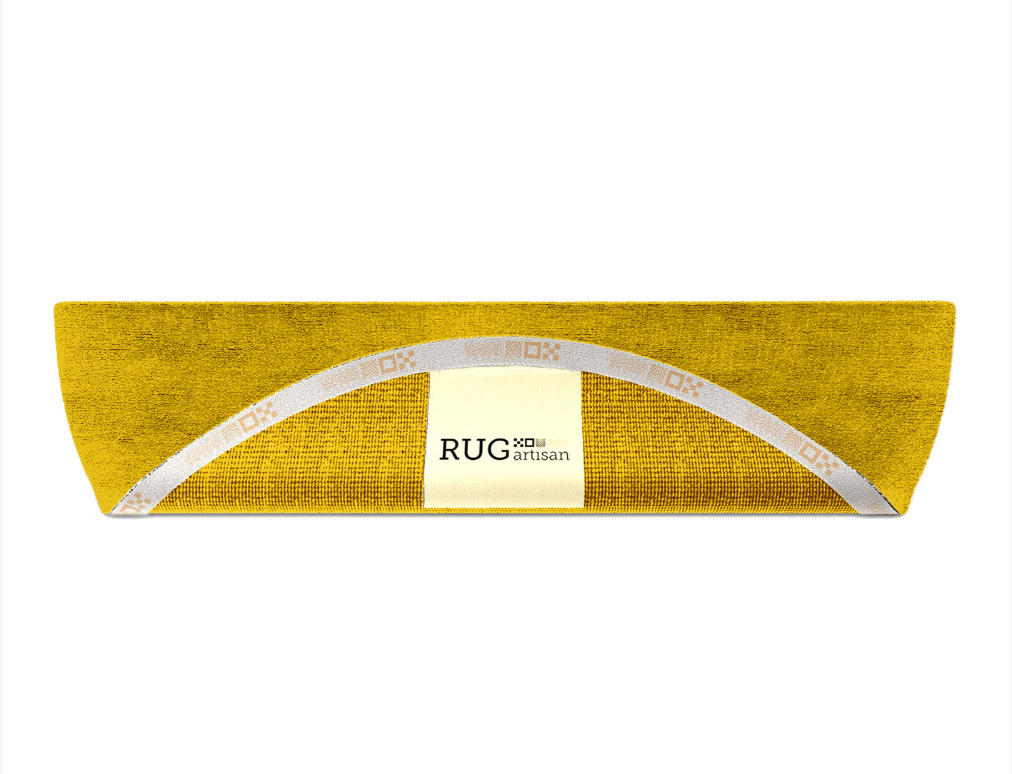 RA-DJ06 Solid Colors Halfmoon Hand Knotted Bamboo Silk Custom Rug by Rug Artisan
