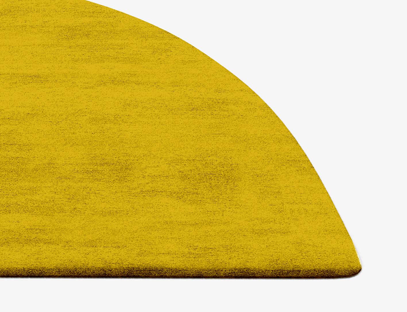RA-DJ06 Solid Colors Halfmoon Hand Tufted Bamboo Silk Custom Rug by Rug Artisan