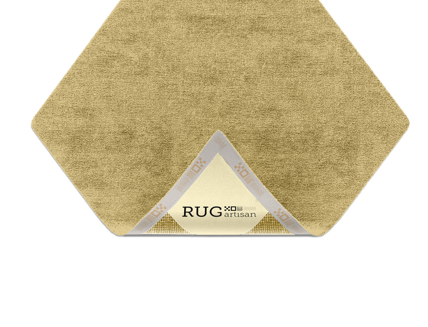 RA-DJ12 Solid Colors Diamond Hand Knotted Bamboo Silk Custom Rug by Rug Artisan