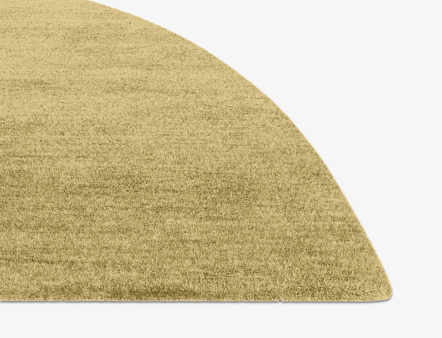 RA-DJ12 Solid Colors Halfmoon Hand Knotted Bamboo Silk Custom Rug by Rug Artisan