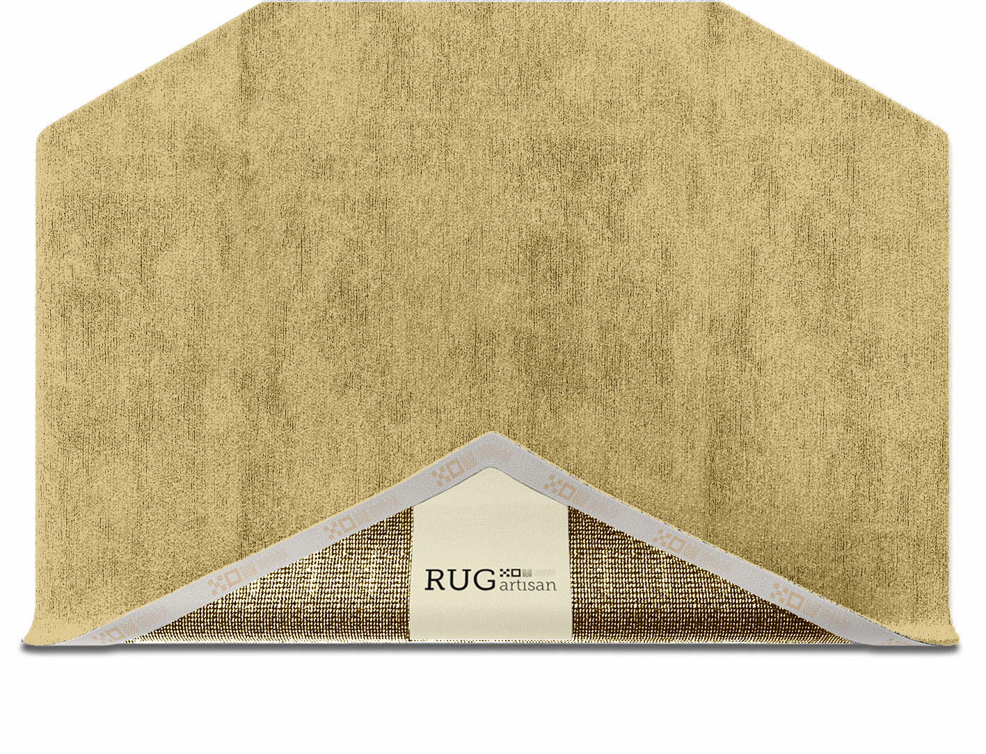 RA-DJ12 Solid Colors Hexagon Hand Knotted Bamboo Silk Custom Rug by Rug Artisan