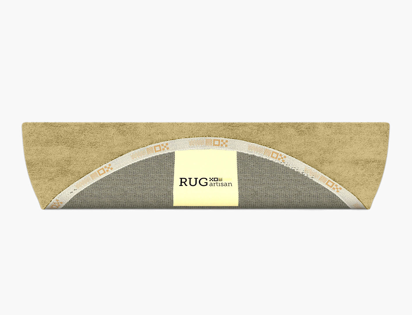 RA-DJ12 Solid Colors Halfmoon Hand Tufted Bamboo Silk Custom Rug by Rug Artisan