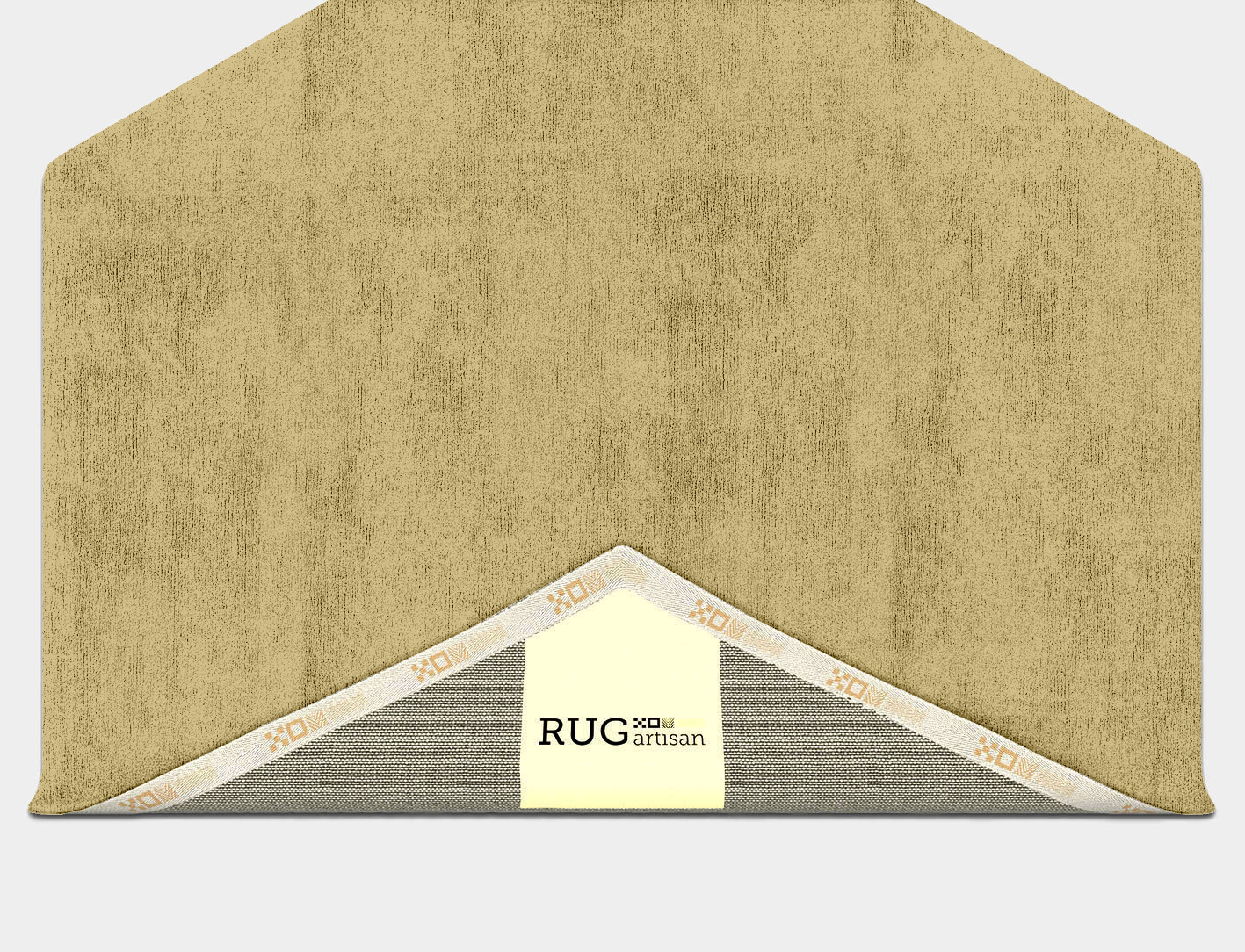 RA-DJ12 Solid Colors Hexagon Hand Tufted Bamboo Silk Custom Rug by Rug Artisan