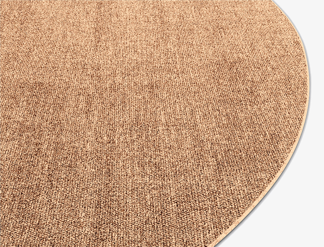 RA-DK09 Solid Colors Round Flatweave Bamboo Silk Custom Rug by Rug Artisan