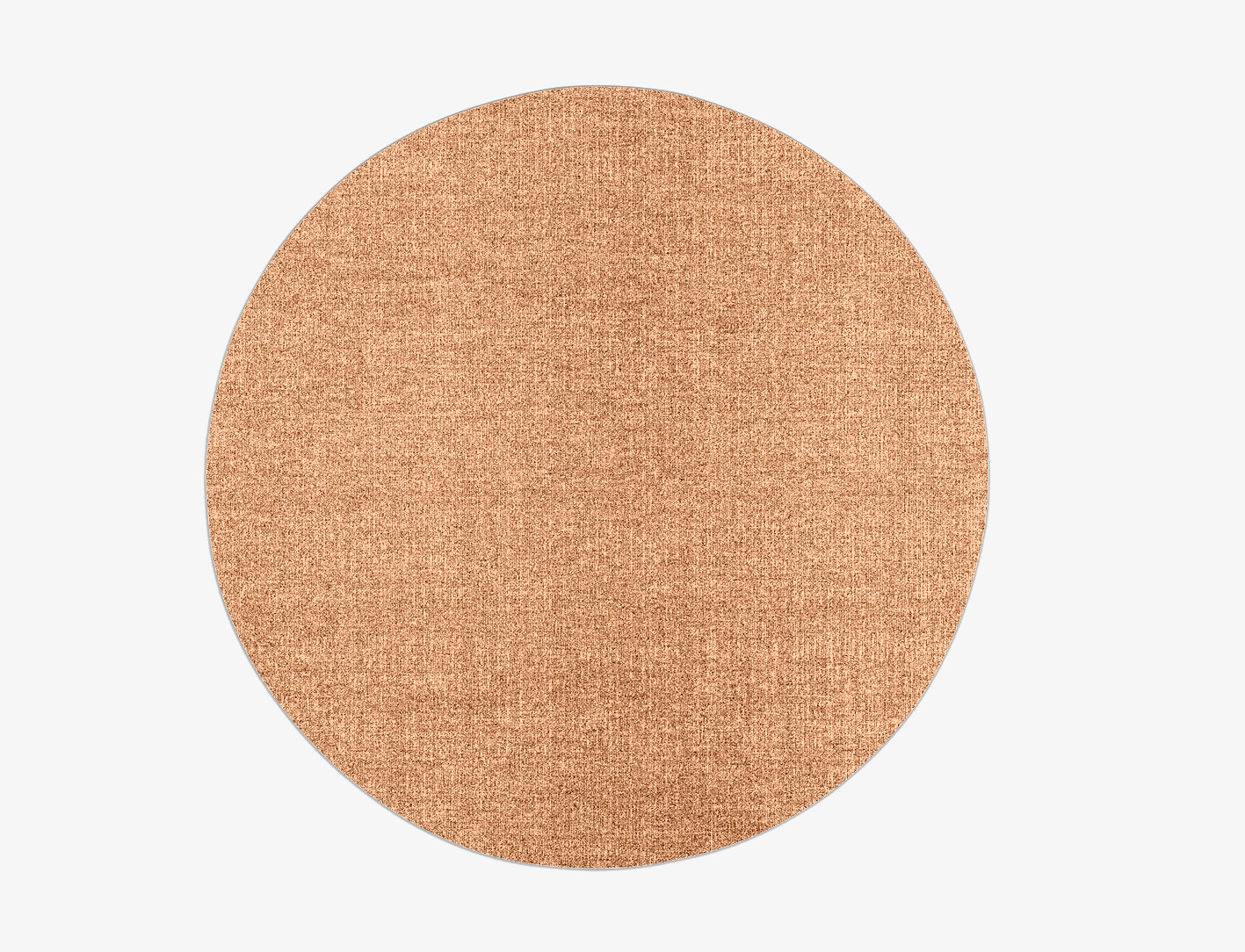 RA-DK09 Solid Colors Round Flatweave New Zealand Wool Custom Rug by Rug Artisan