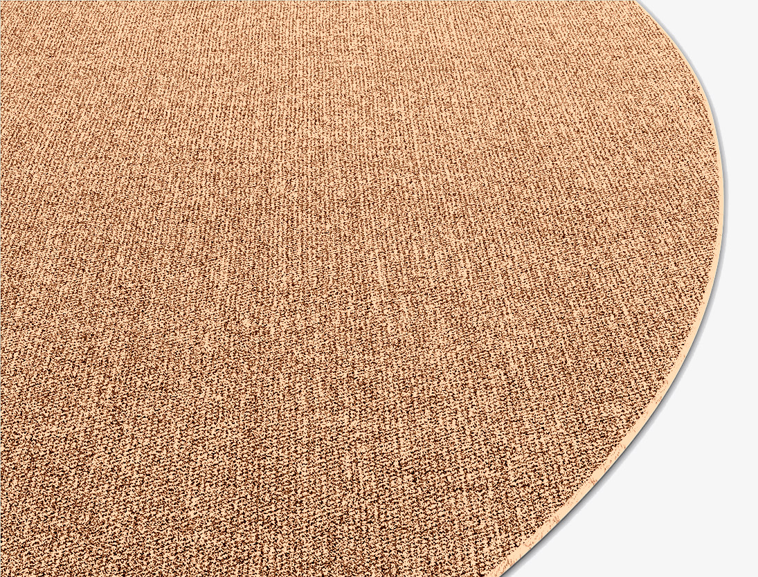 RA-DK09 Solid Colors Round Flatweave New Zealand Wool Custom Rug by Rug Artisan