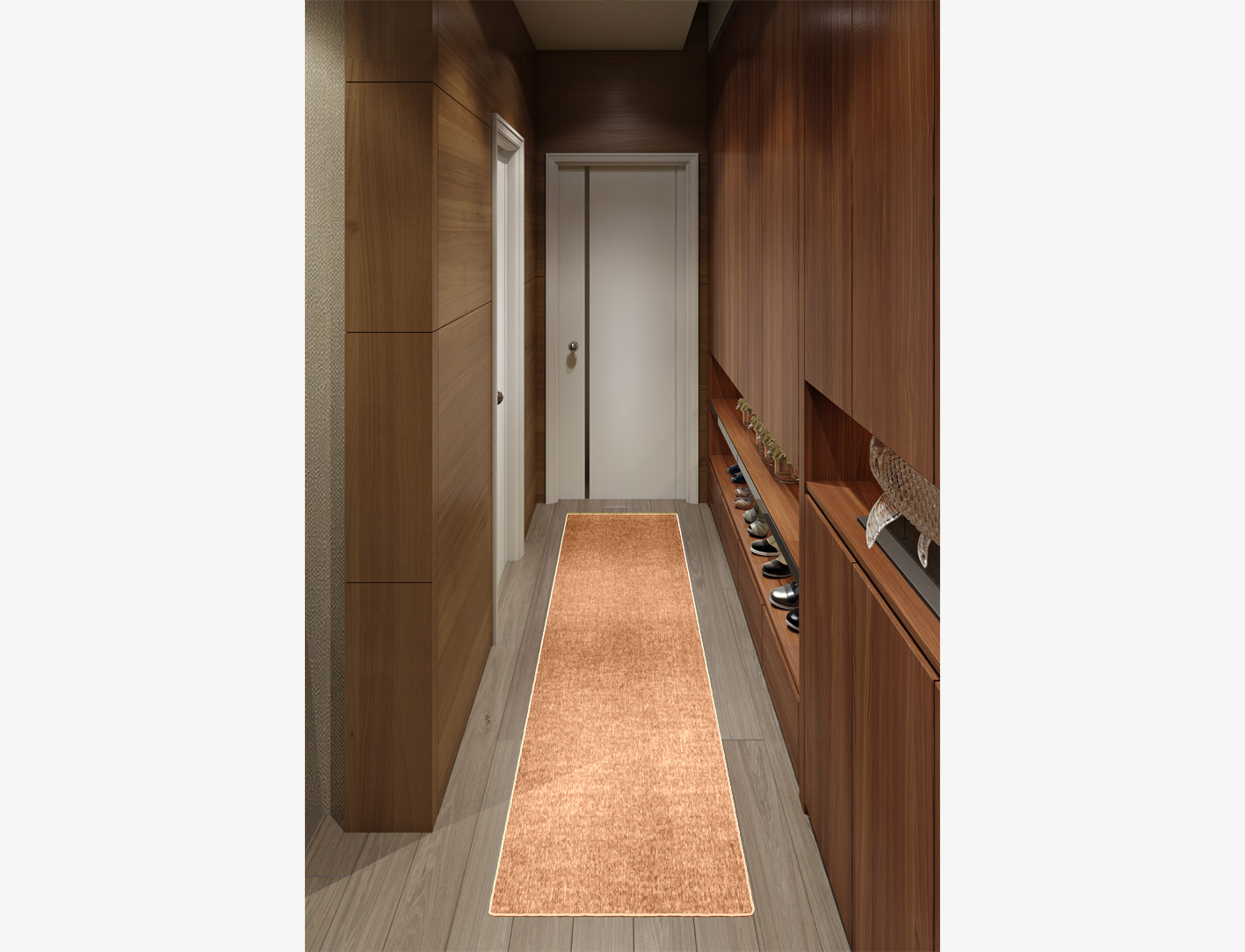 RA-DK09 Solid Colors Runner Flatweave New Zealand Wool Custom Rug by Rug Artisan