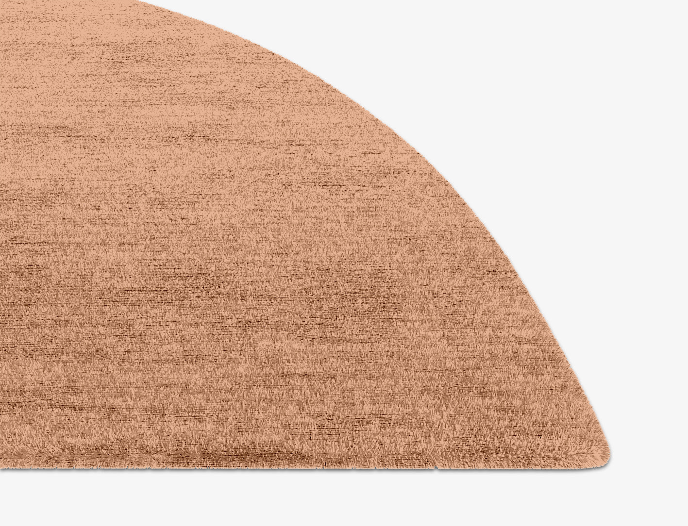 RA-DK09 Solid Colors Halfmoon Hand Knotted Bamboo Silk Custom Rug by Rug Artisan