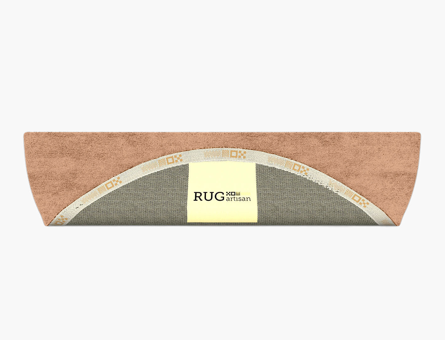 RA-DK09 Solid Colors Halfmoon Hand Tufted Bamboo Silk Custom Rug by Rug Artisan