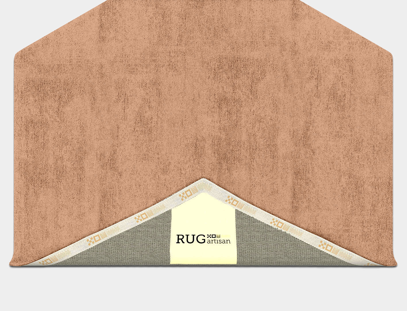 RA-DK09 Solid Colors Hexagon Hand Tufted Bamboo Silk Custom Rug by Rug Artisan