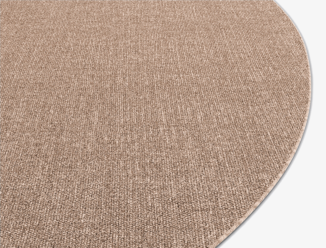 RA-DK09 Solid Colors Round Outdoor Recycled Yarn Custom Rug by Rug Artisan