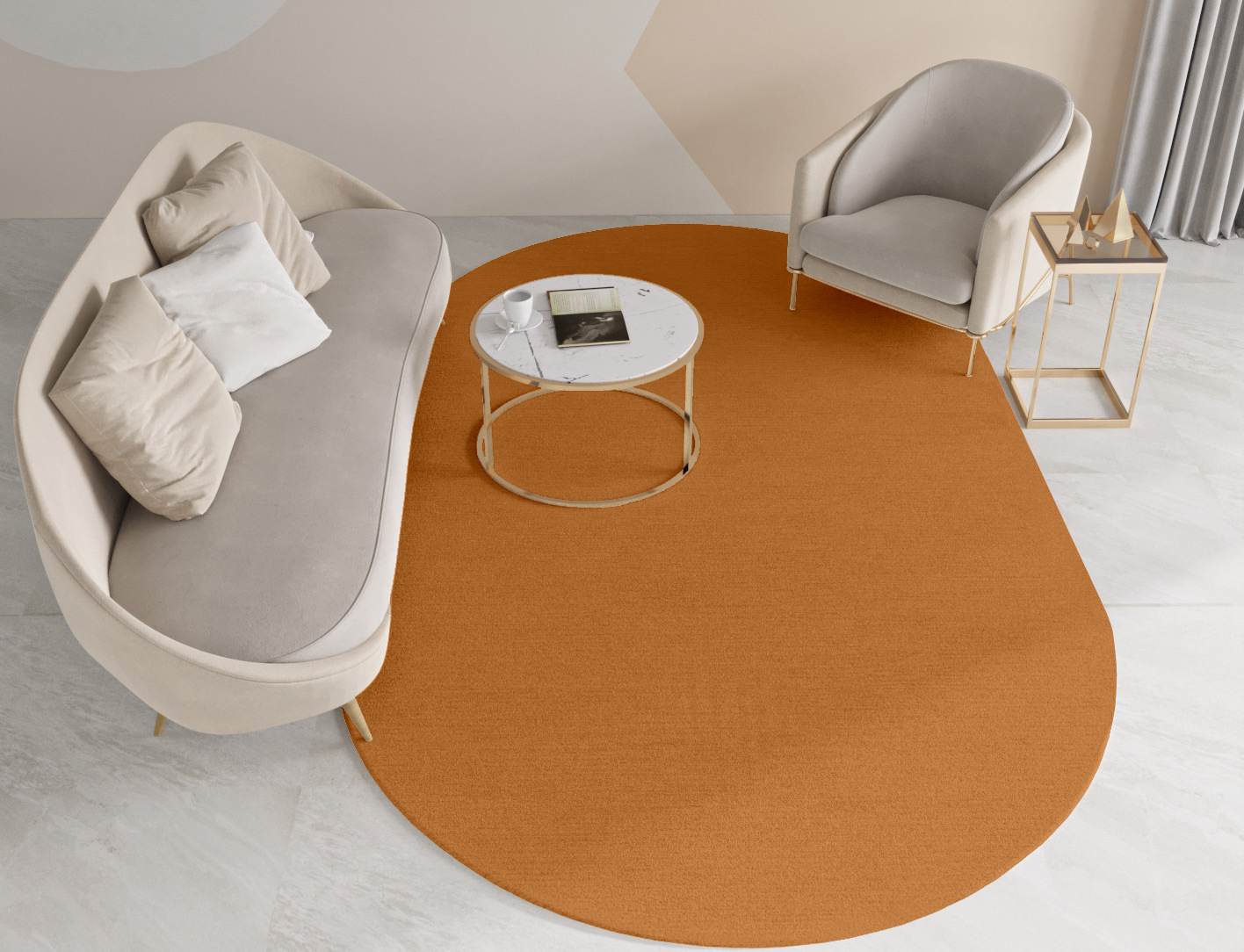 RA-DL07 Solid Colors Capsule Hand Tufted Pure Wool Custom Rug by Rug Artisan