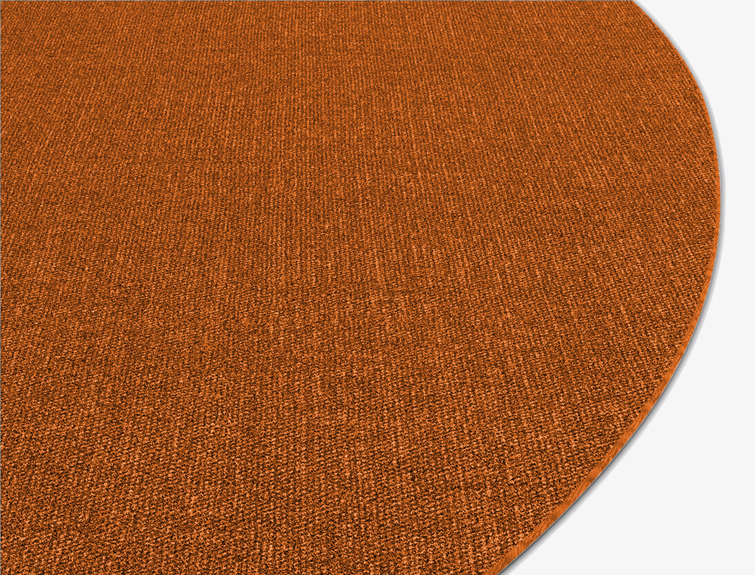 RA-DM02 Solid Colors Round Flatweave New Zealand Wool Custom Rug by Rug Artisan