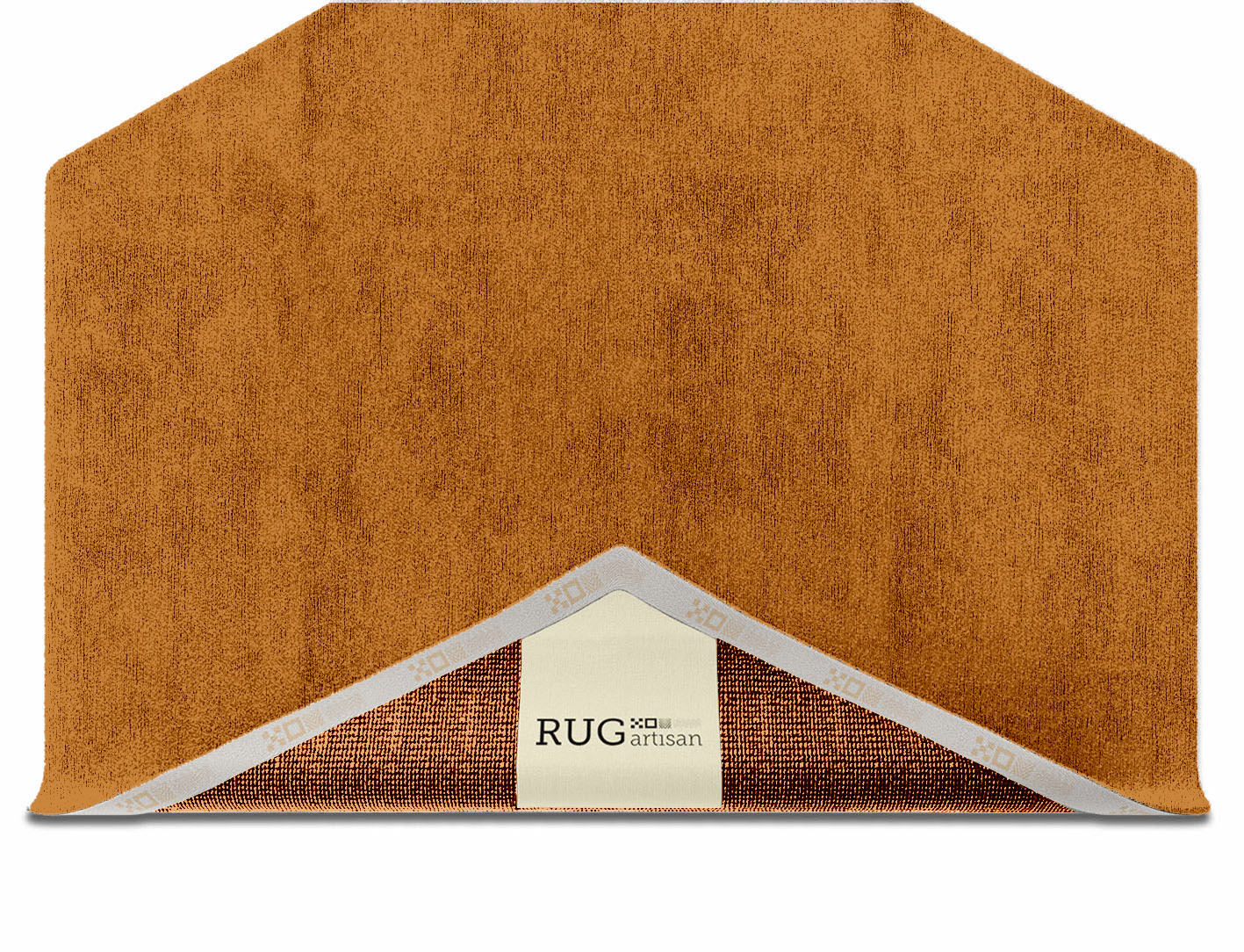 RA-DM06 Solid Colors Hexagon Hand Knotted Bamboo Silk Custom Rug by Rug Artisan
