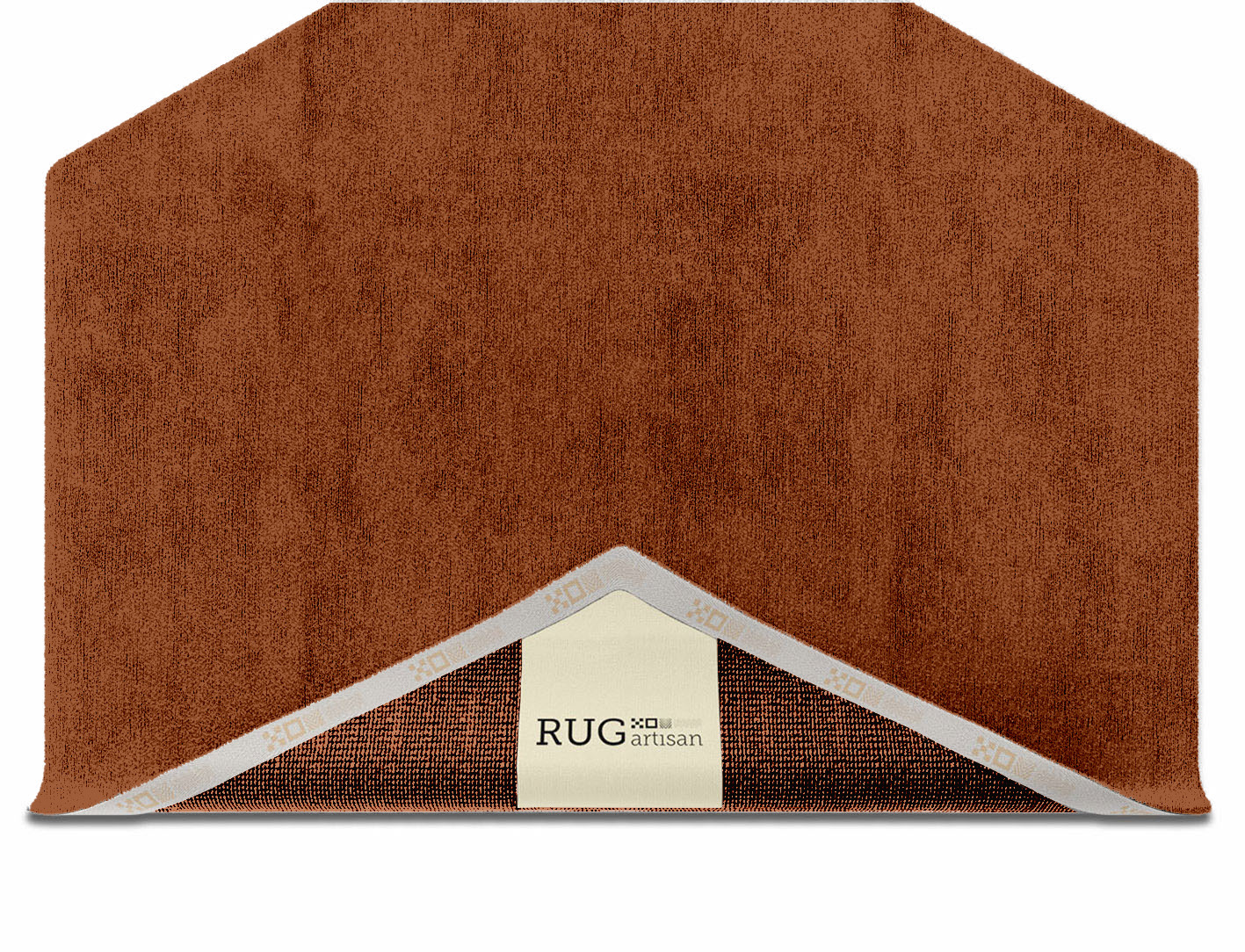 RA-DO04 Solid Colors Hexagon Hand Knotted Bamboo Silk Custom Rug by Rug Artisan