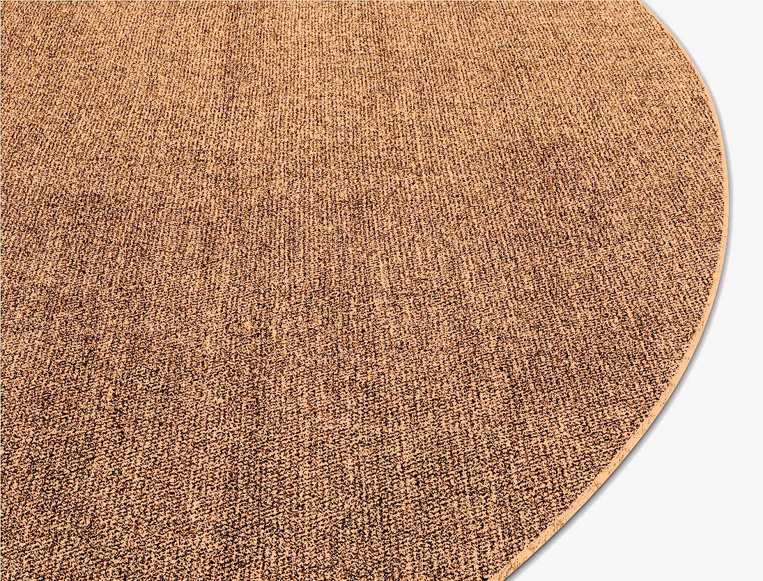 RA-DO09 Solid Colors Oval Flatweave Bamboo Silk Custom Rug by Rug Artisan