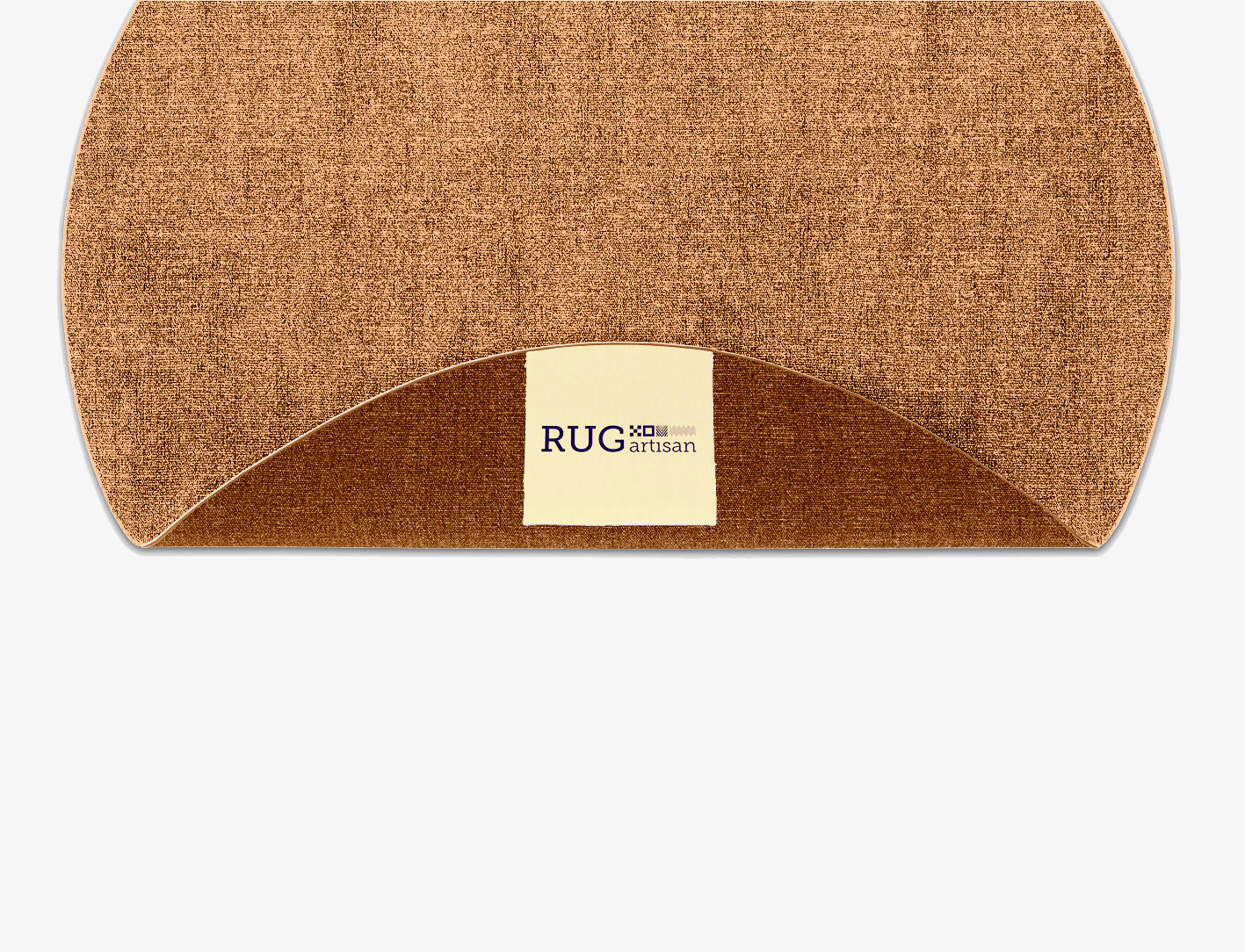 RA-DO09 Solid Colors Round Flatweave Bamboo Silk Custom Rug by Rug Artisan
