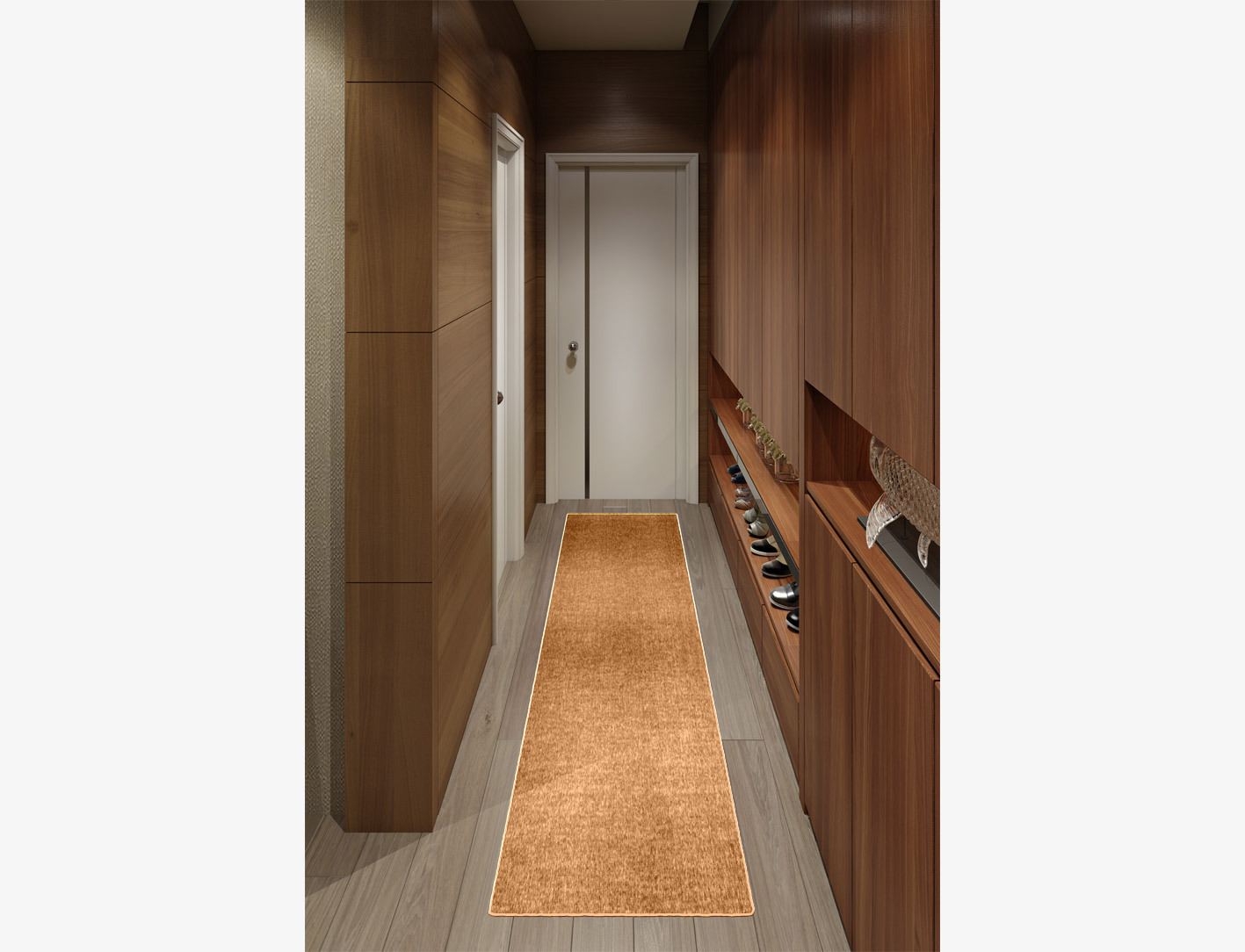RA-DO09 Solid Colors Runner Flatweave New Zealand Wool Custom Rug by Rug Artisan