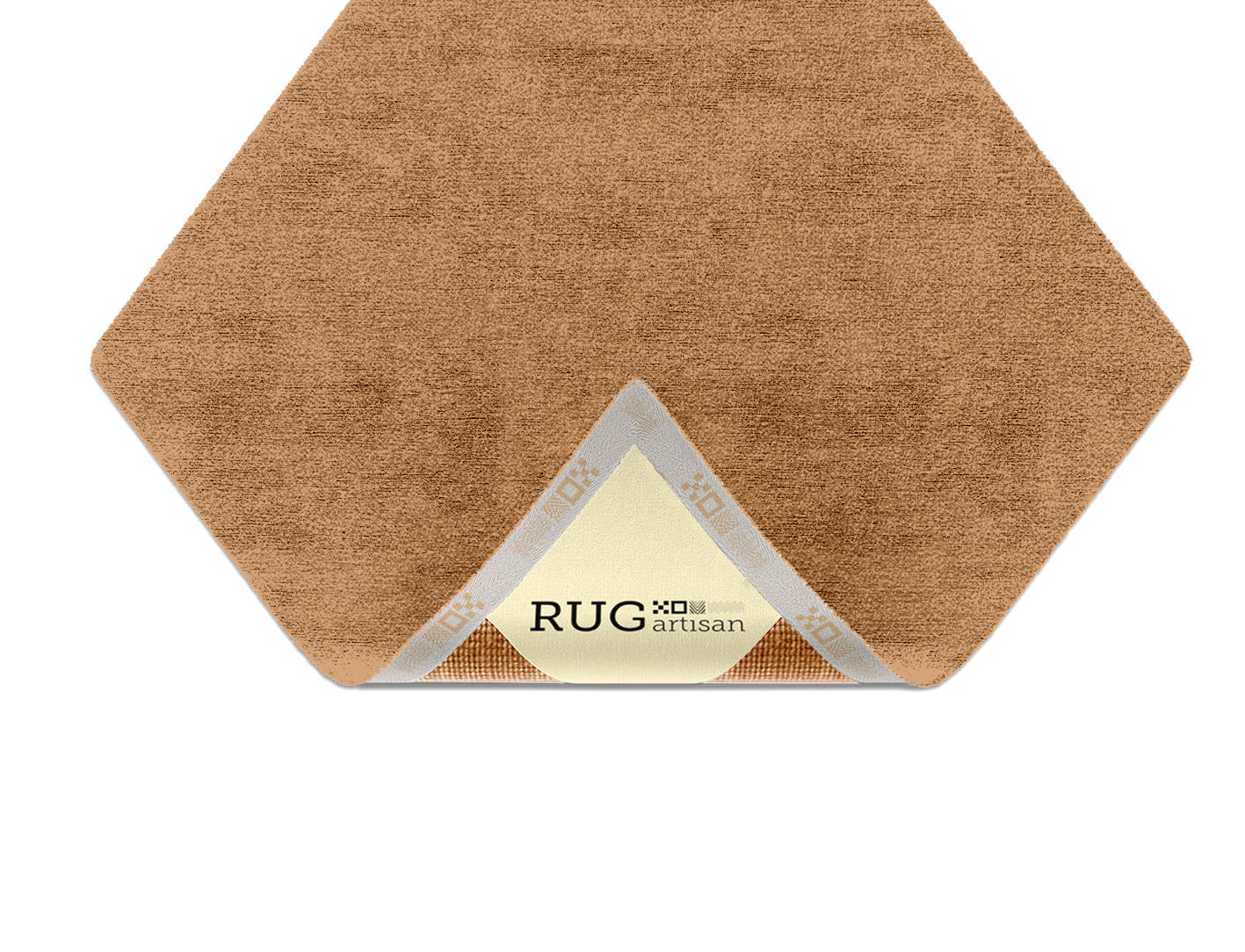 RA-DO09 Solid Colors Diamond Hand Knotted Bamboo Silk Custom Rug by Rug Artisan