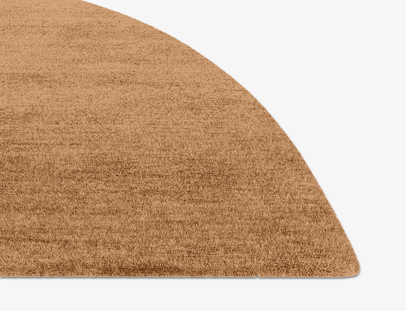 RA-DO09 Solid Colors Halfmoon Hand Knotted Bamboo Silk Custom Rug by Rug Artisan