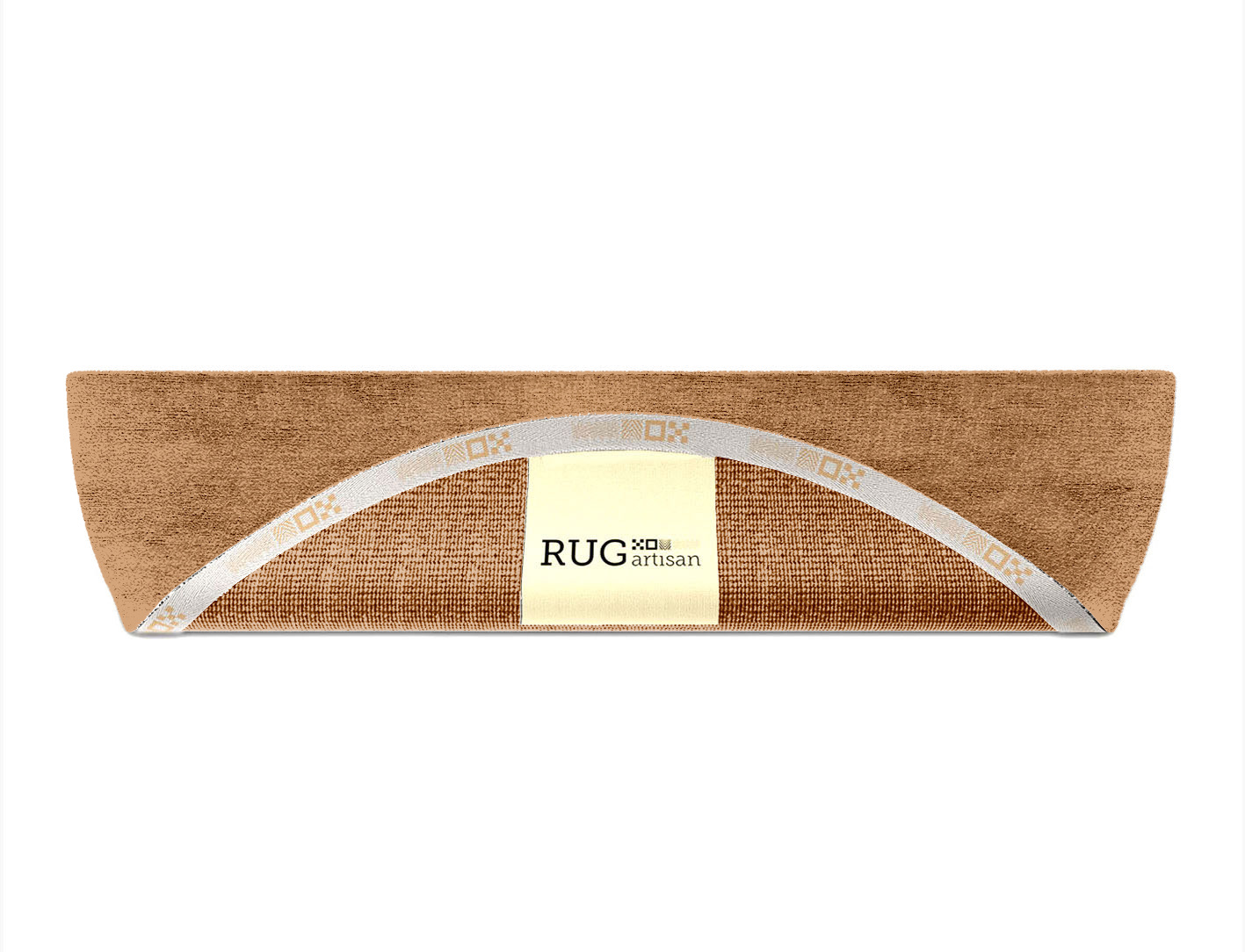 RA-DO09 Solid Colors Halfmoon Hand Knotted Bamboo Silk Custom Rug by Rug Artisan