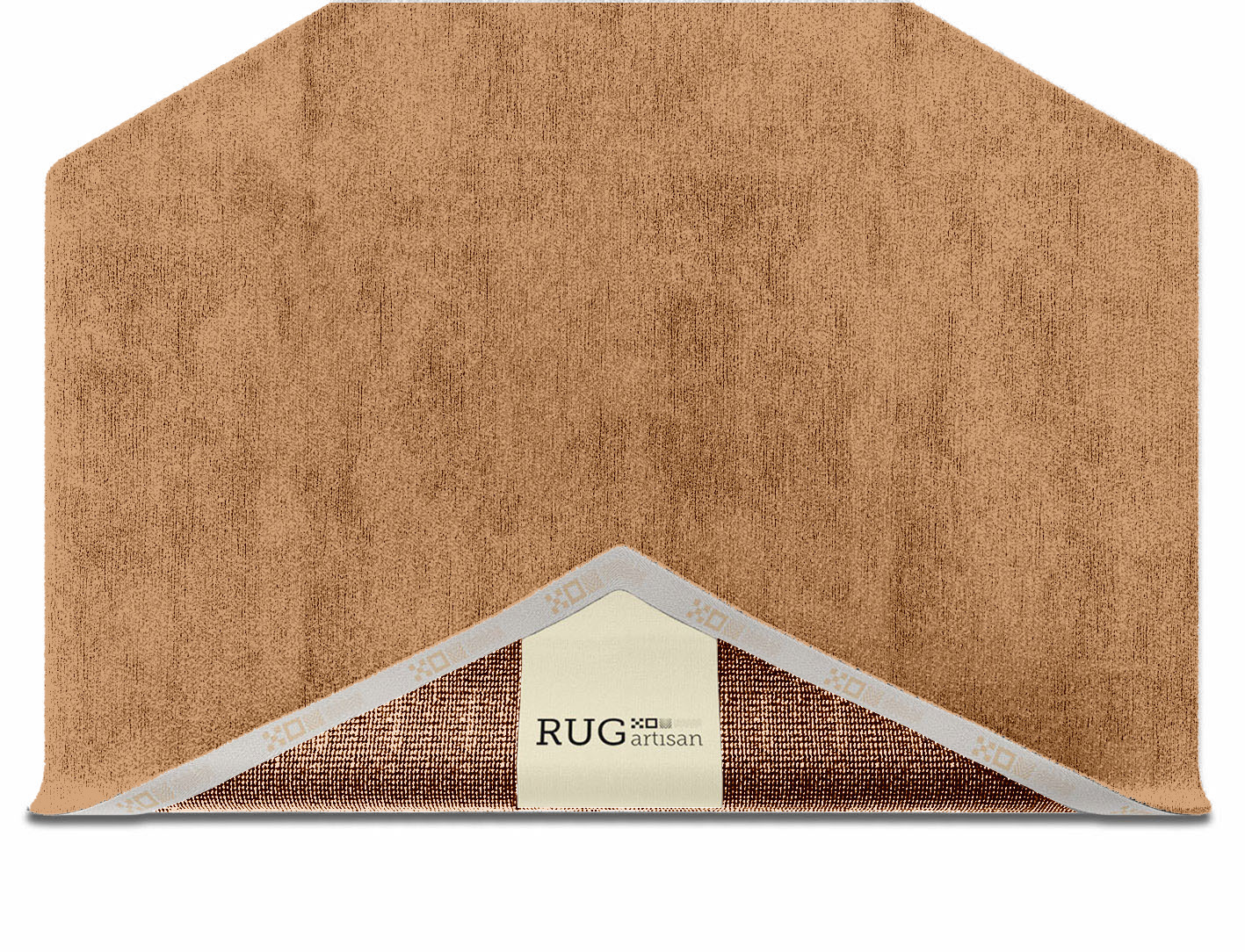 RA-DO09 Solid Colors Hexagon Hand Knotted Bamboo Silk Custom Rug by Rug Artisan