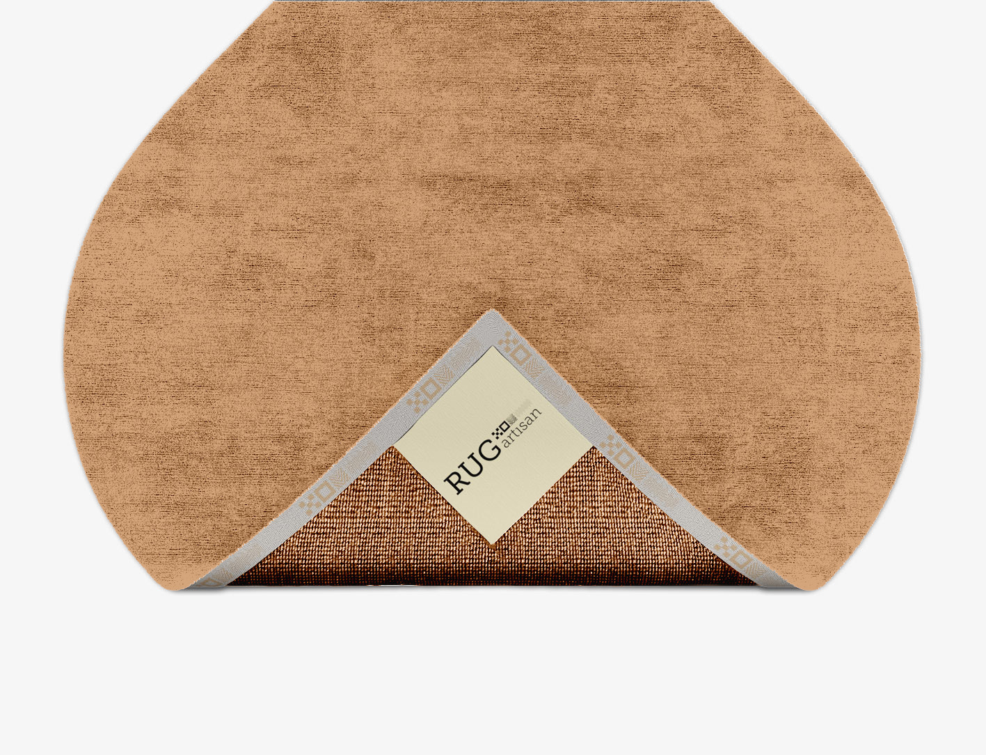RA-DO09 Solid Colors Ogee Hand Knotted Bamboo Silk Custom Rug by Rug Artisan