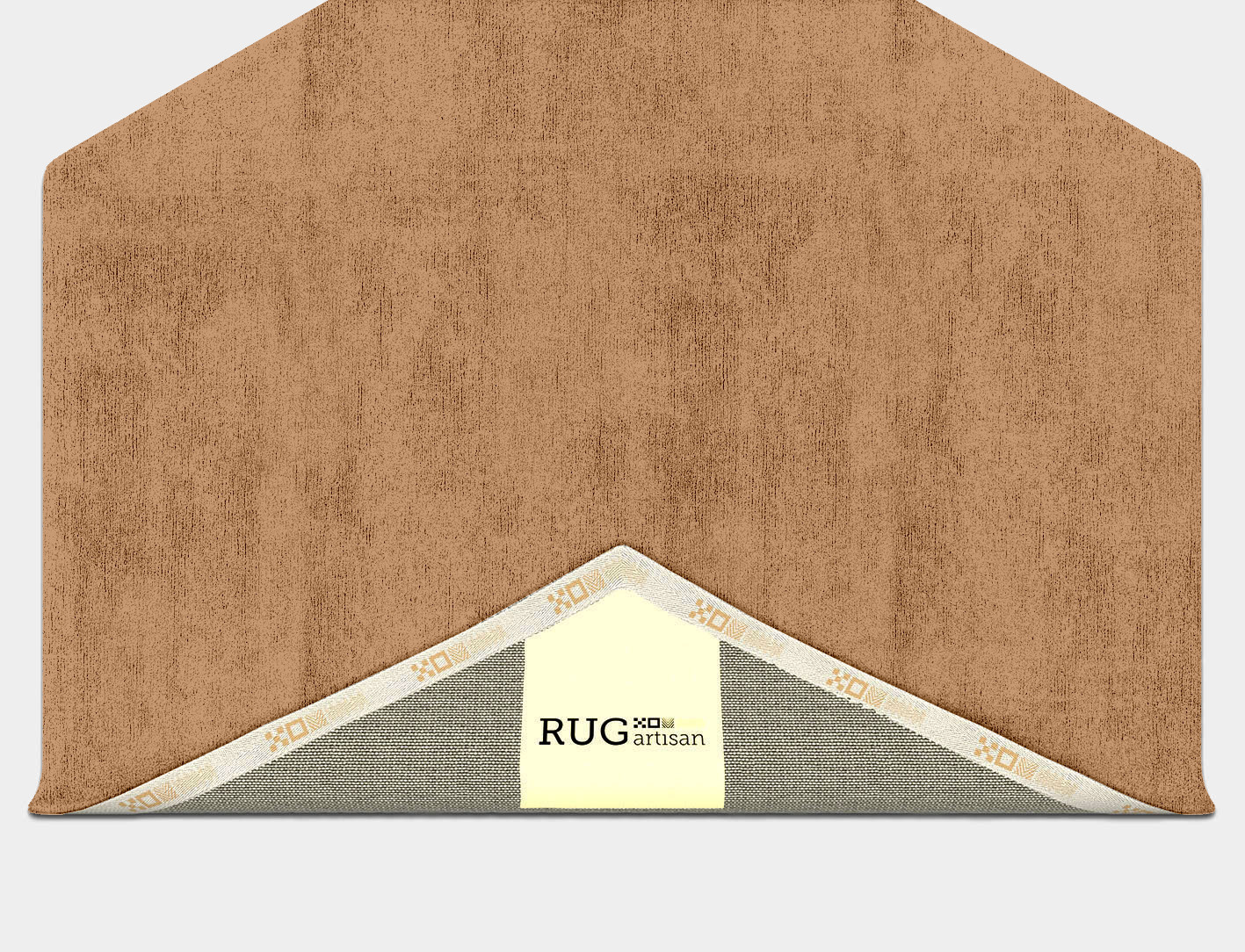 RA-DO09 Solid Colors Hexagon Hand Tufted Bamboo Silk Custom Rug by Rug Artisan