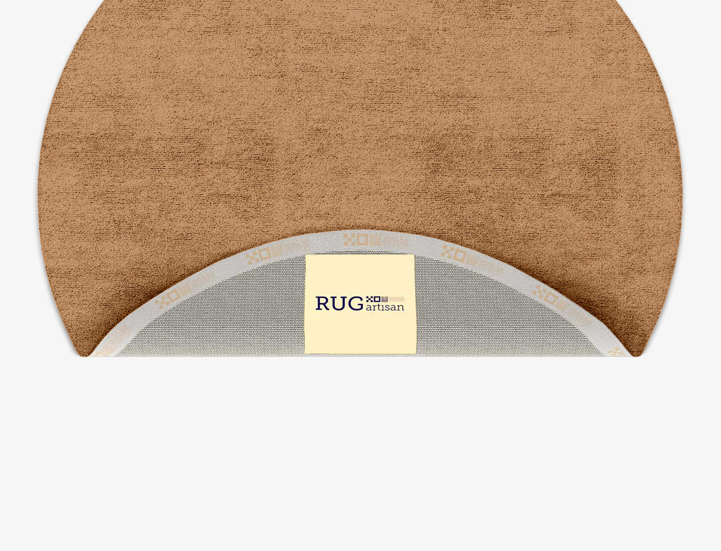 RA-DO09 Solid Colors Round Hand Tufted Bamboo Silk Custom Rug by Rug Artisan