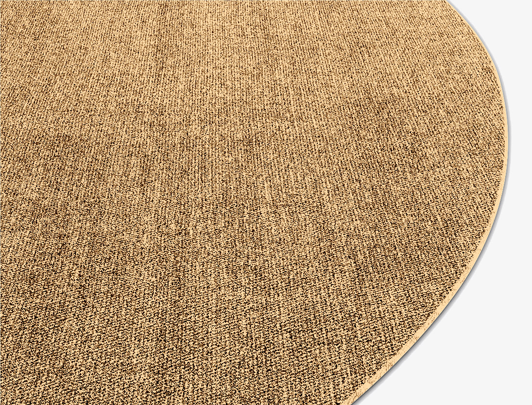 RA-DO11 Solid Colors Oval Flatweave Bamboo Silk Custom Rug by Rug Artisan