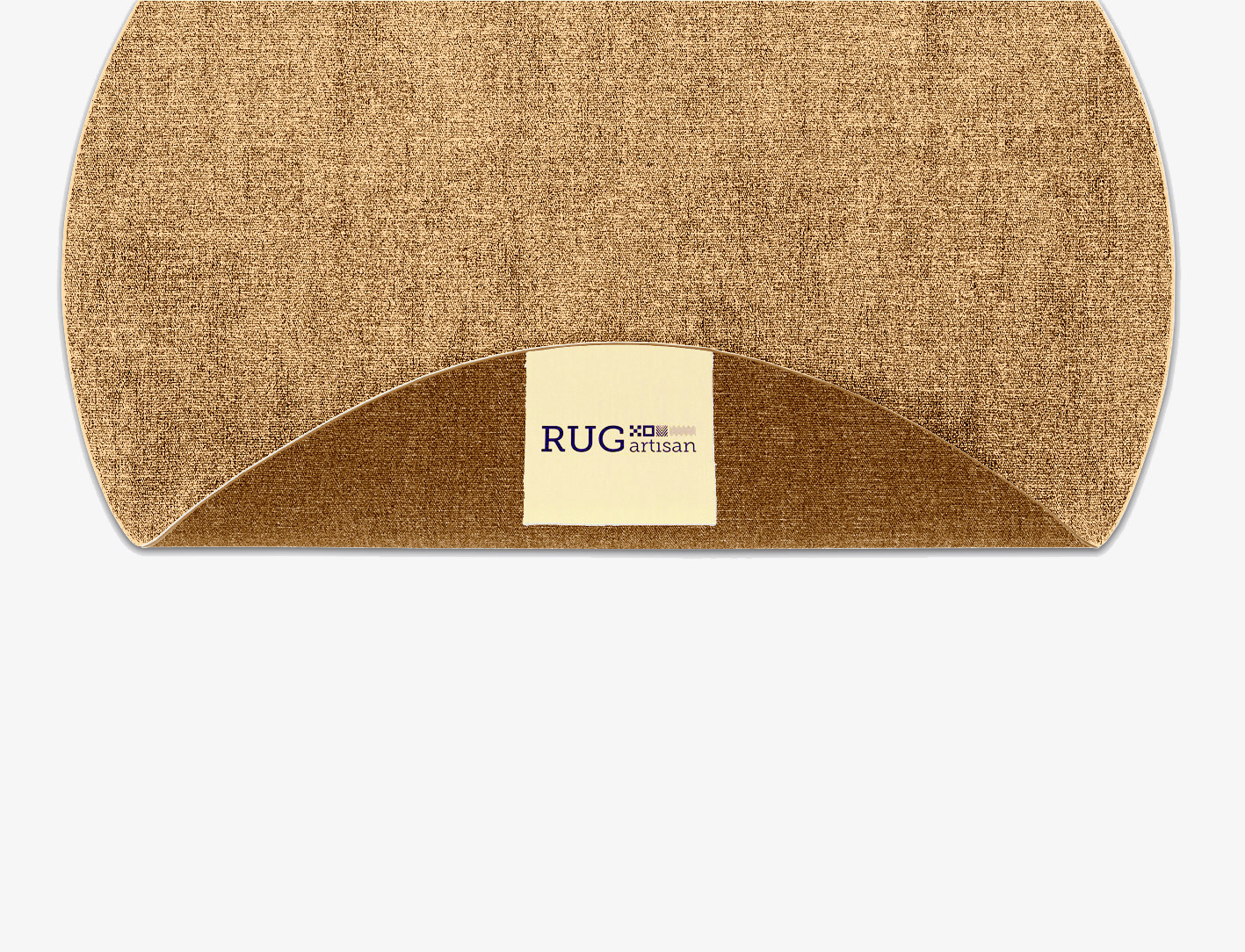 RA-DO11 Solid Colors Round Flatweave Bamboo Silk Custom Rug by Rug Artisan
