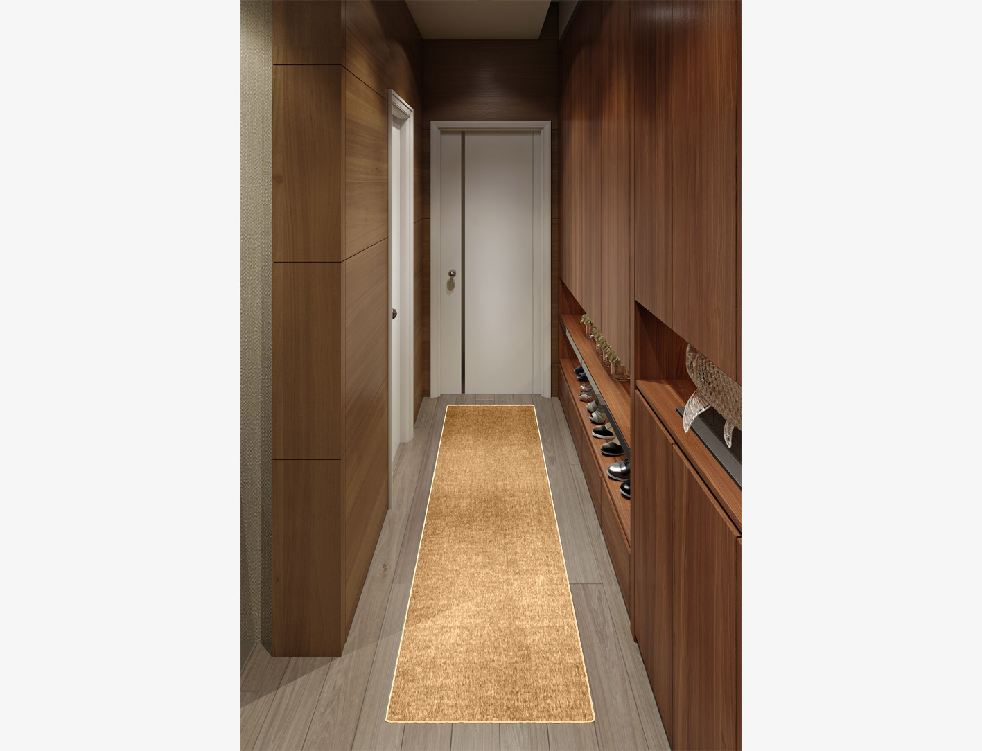 RA-DO11 Solid Colors Runner Flatweave New Zealand Wool Custom Rug by Rug Artisan