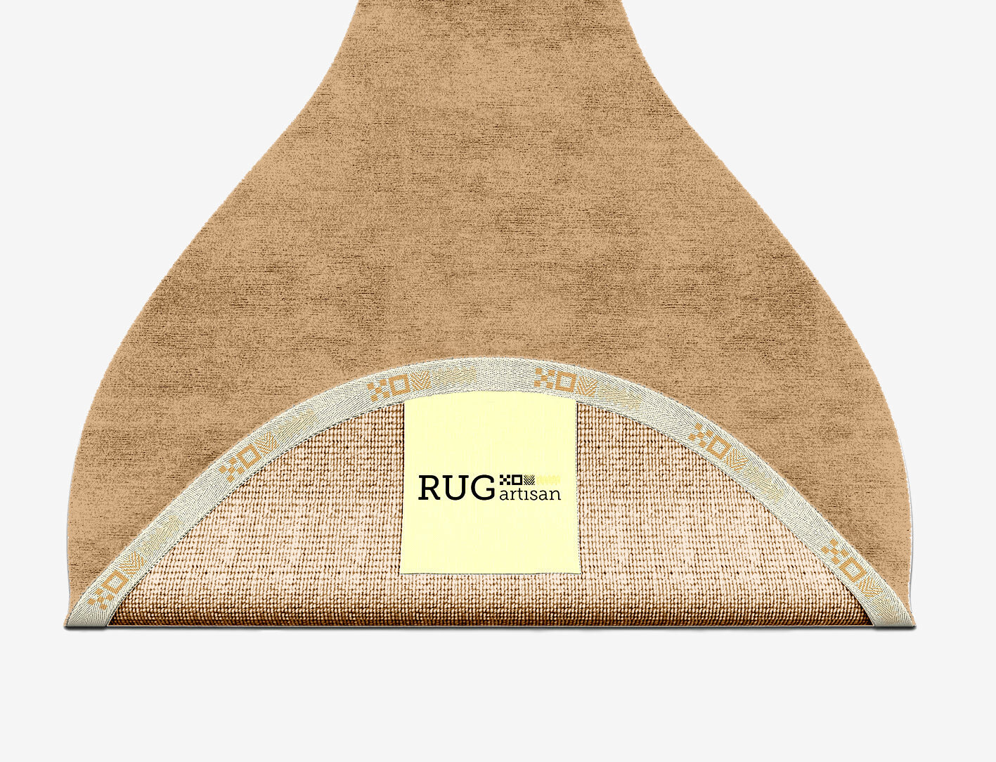 RA-DO11 Solid Colors Drop Hand Knotted Bamboo Silk Custom Rug by Rug Artisan