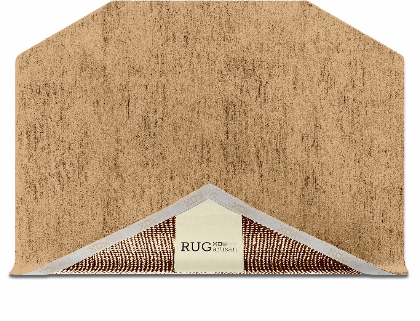 RA-DO11 Solid Colors Hexagon Hand Knotted Bamboo Silk Custom Rug by Rug Artisan