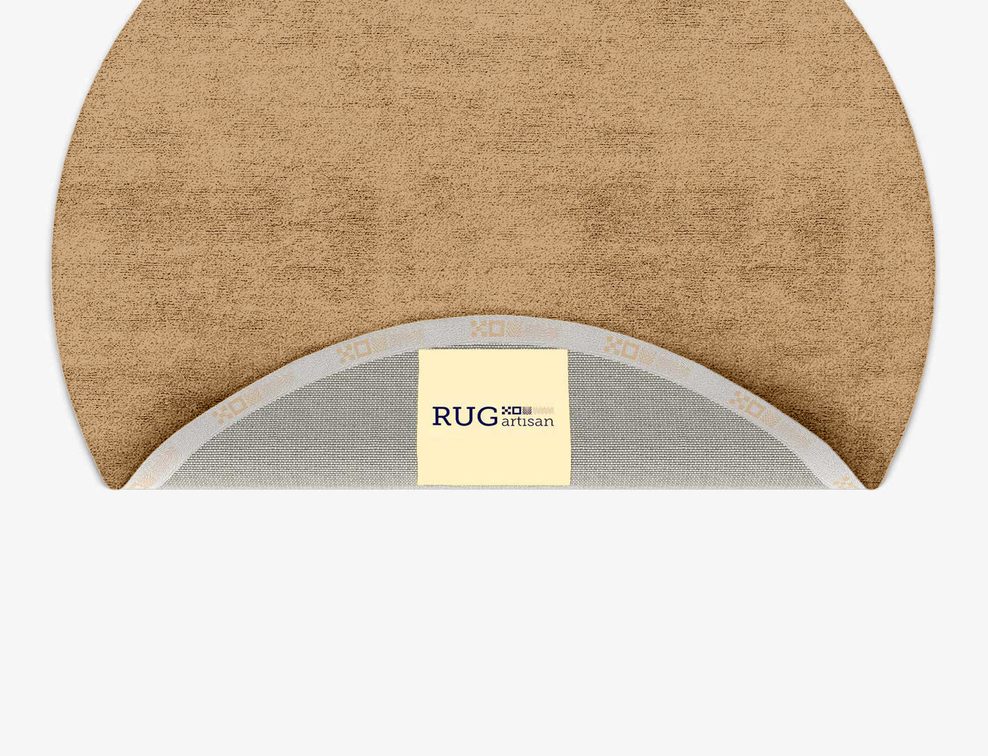 RA-DO11 Solid Colors Round Hand Tufted Bamboo Silk Custom Rug by Rug Artisan