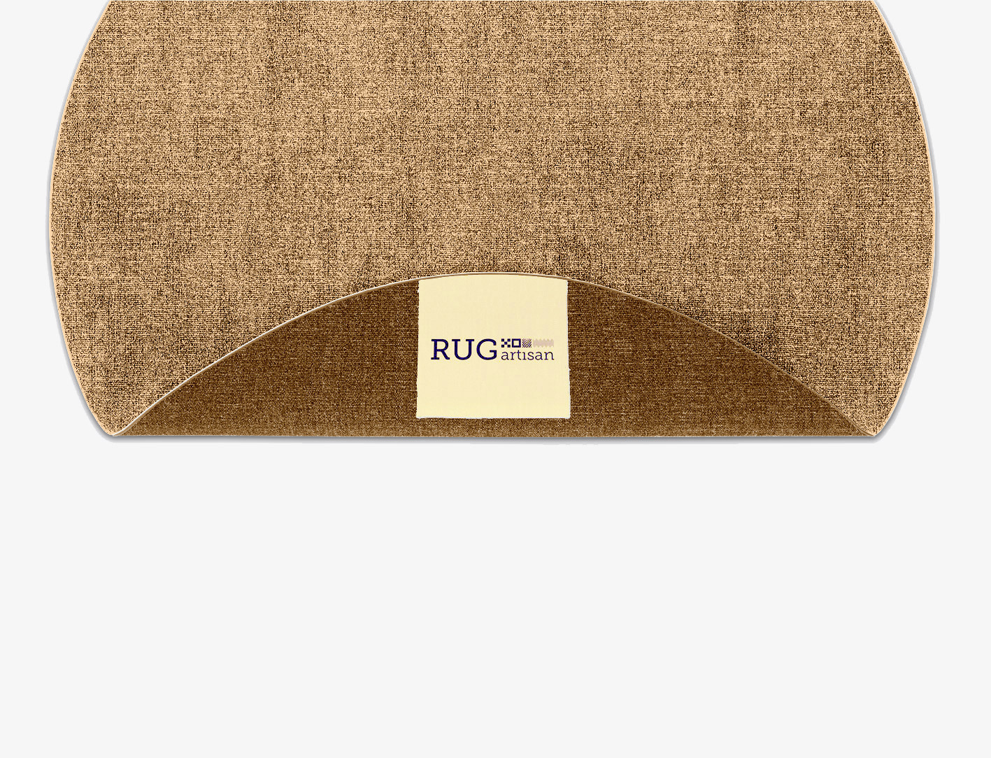 RA-DS11 Solid Colors Round Flatweave Bamboo Silk Custom Rug by Rug Artisan