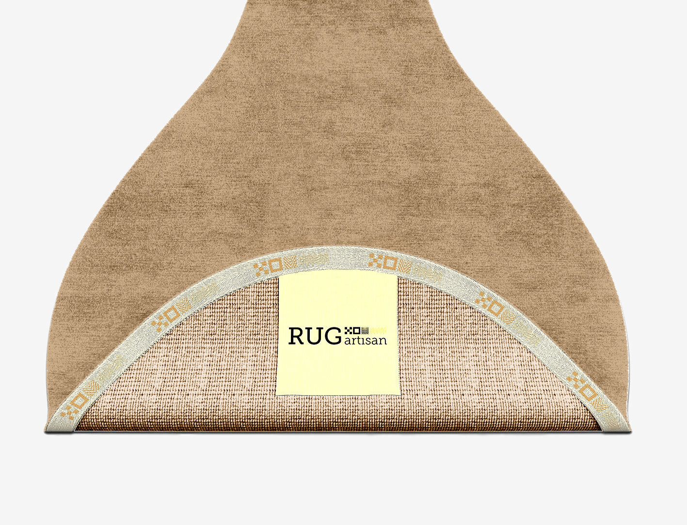 RA-DS11 Solid Colors Drop Hand Knotted Bamboo Silk Custom Rug by Rug Artisan