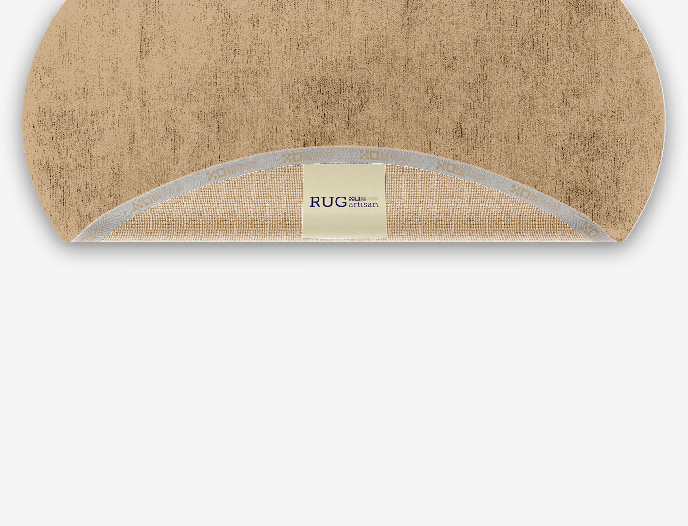 RA-DS11 Solid Colors Oval Hand Knotted Bamboo Silk Custom Rug by Rug Artisan