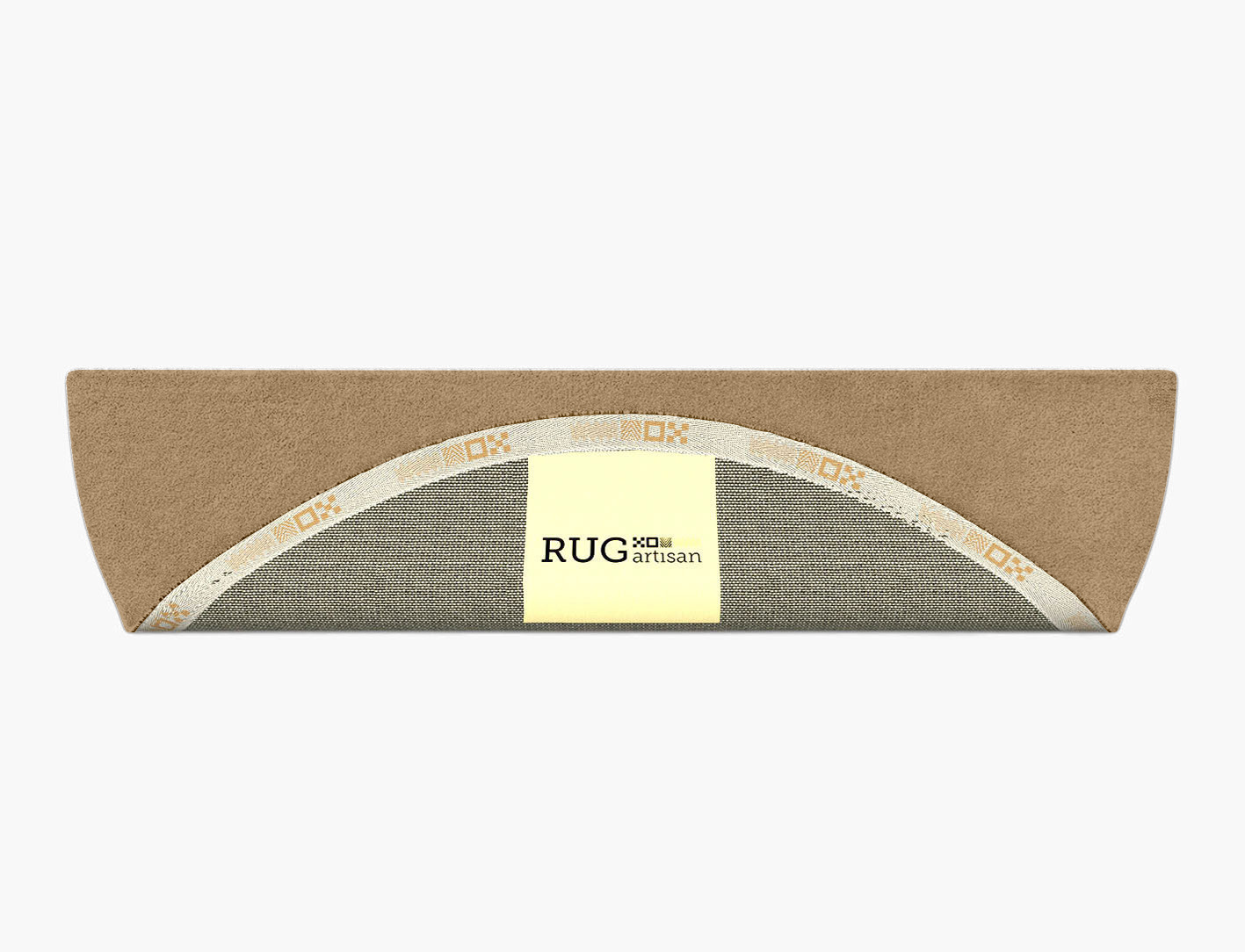 RA-DS11 Solid Colours Halfmoon Hand Tufted Pure Wool Custom Rug by Rug Artisan