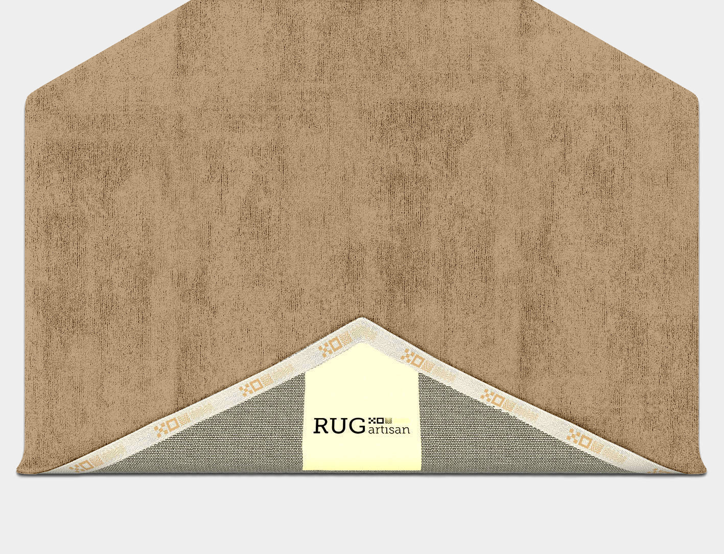 RA-DS11 Solid Colors Hexagon Hand Tufted Bamboo Silk Custom Rug by Rug Artisan