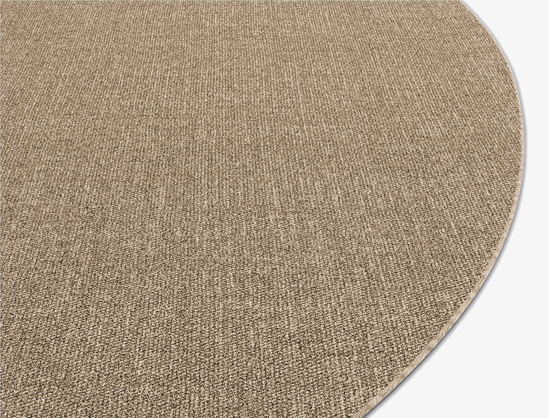 RA-DS11 Solid Colors Round Outdoor Recycled Yarn Custom Rug by Rug Artisan