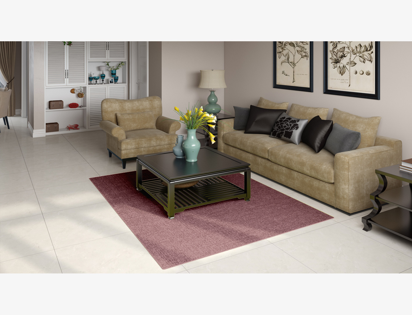 RA-EA08 Solid Colors Rectangle Flatweave New Zealand Wool Custom Rug by Rug Artisan