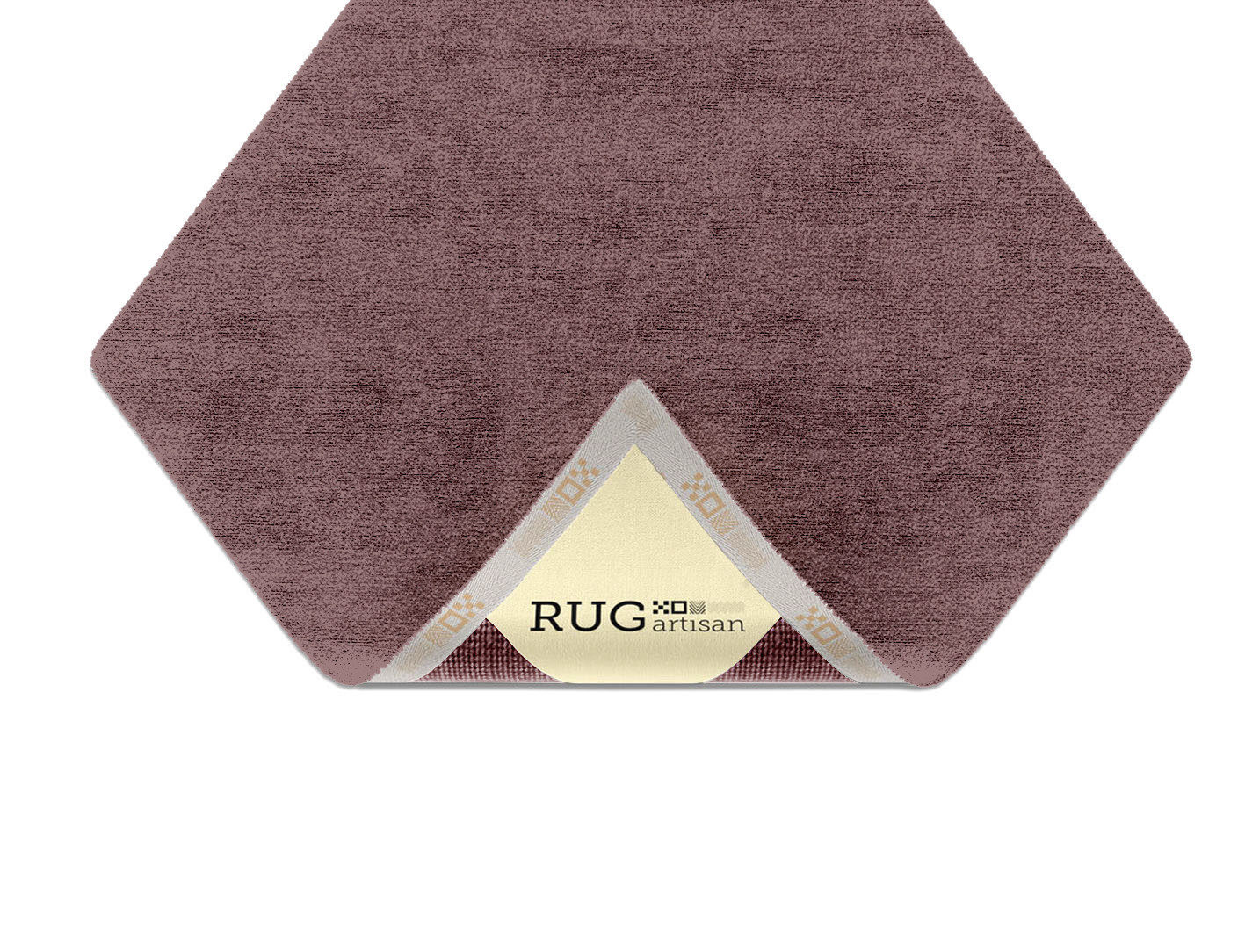 RA-EA08 Solid Colors Diamond Hand Knotted Bamboo Silk Custom Rug by Rug Artisan