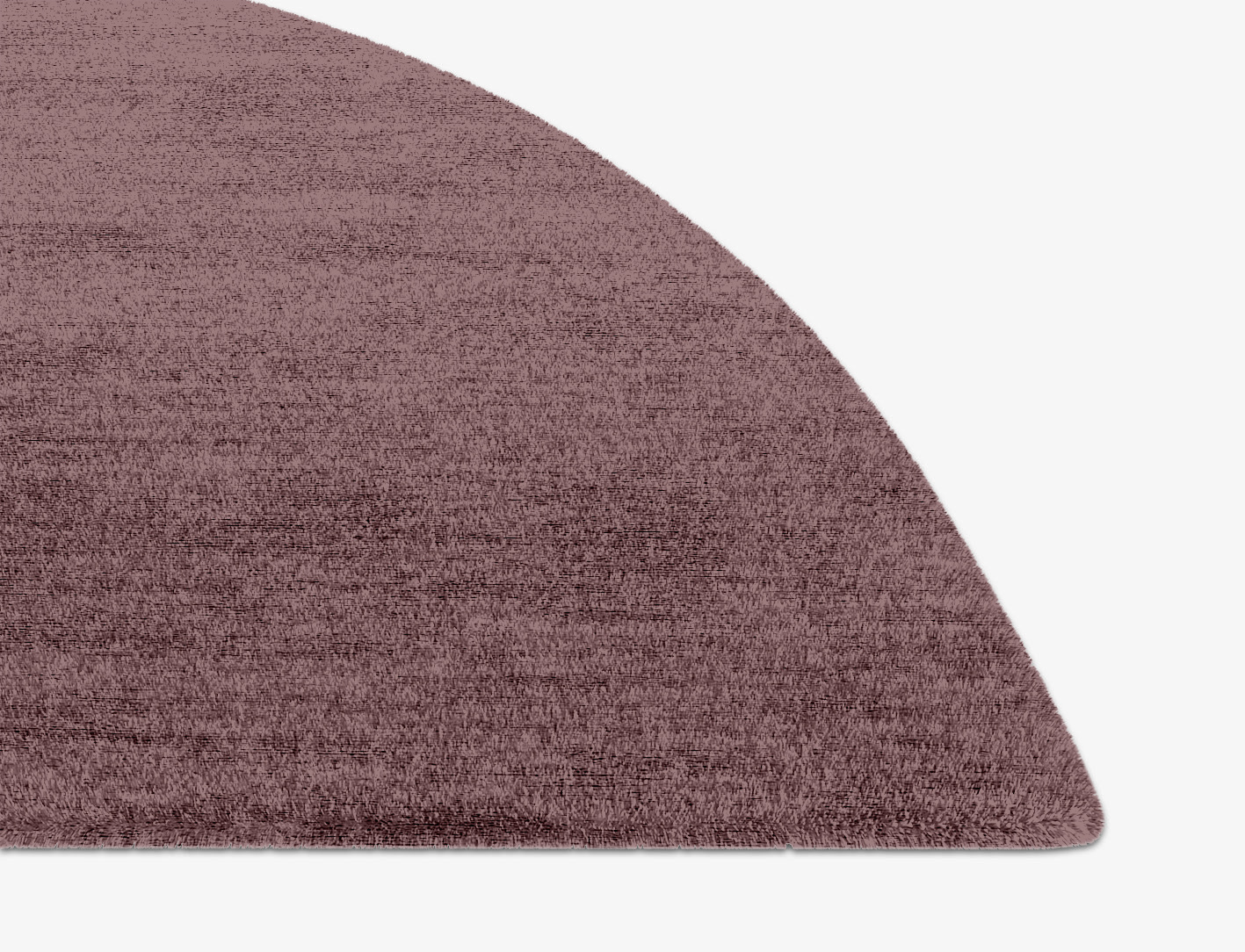 RA-EA08 Solid Colors Halfmoon Hand Knotted Bamboo Silk Custom Rug by Rug Artisan