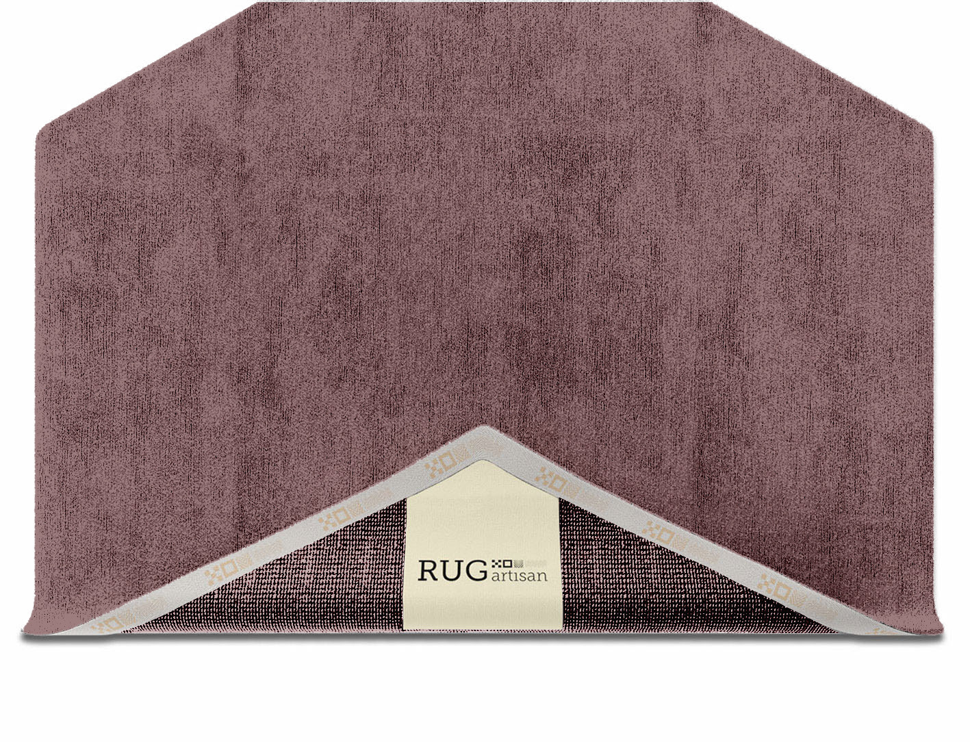 RA-EA08 Solid Colors Hexagon Hand Knotted Bamboo Silk Custom Rug by Rug Artisan