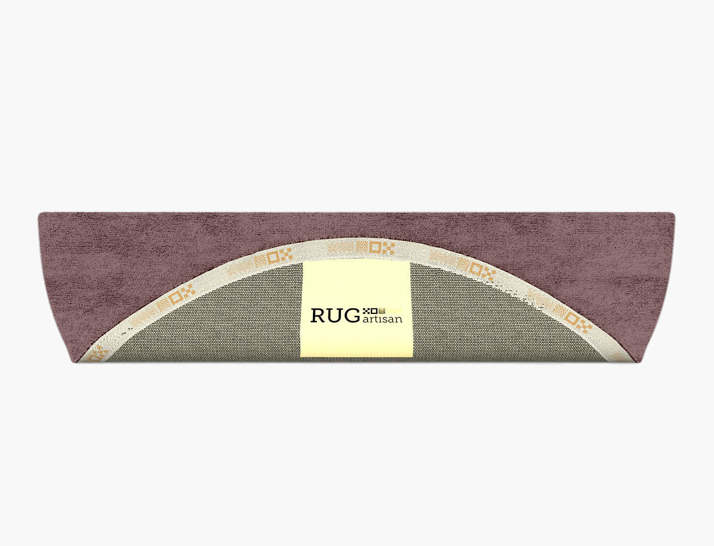 RA-EA08 Solid Colors Halfmoon Hand Tufted Bamboo Silk Custom Rug by Rug Artisan