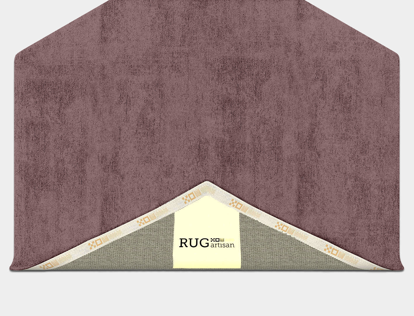 RA-EA08 Solid Colors Hexagon Hand Tufted Bamboo Silk Custom Rug by Rug Artisan