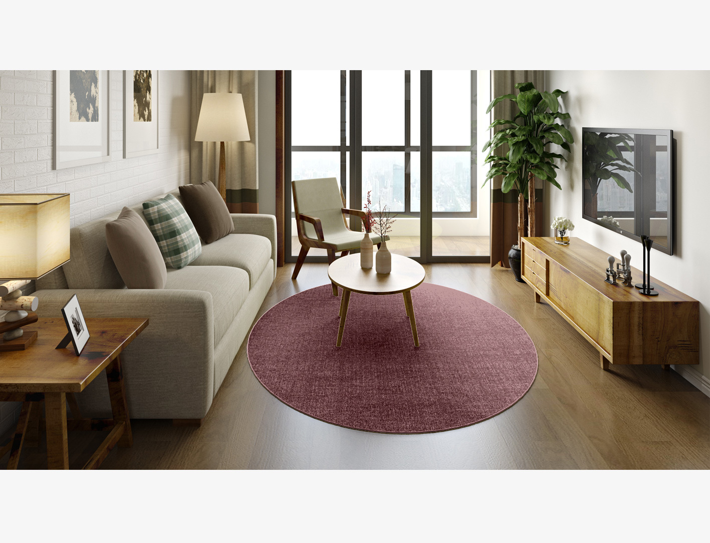 RA-EA08 Solid Colors Oval Outdoor Recycled Yarn Custom Rug by Rug Artisan